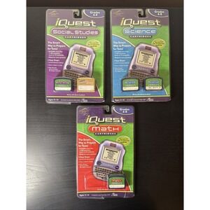 Quantum Leap iQuest Science Math Social Studies Cartridges Grades 6-8 Missing 1